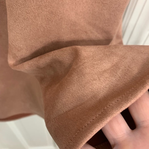 Jones New York Dusky Rose/Pink Lightweight Ultra Suede Shacket Size Medium - Picture 5 of 9